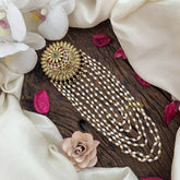 Vriksham Traditional Gold Finish Hair Ornament With Pearl Jada Billai-G19271